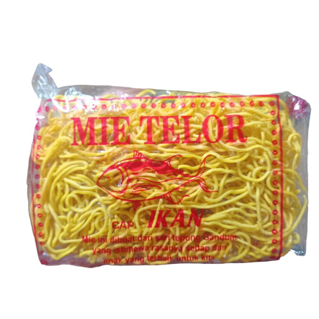 

Mie Telur Cap Ikan Mi Gelatic Gelatik Mie Bahari 100gr