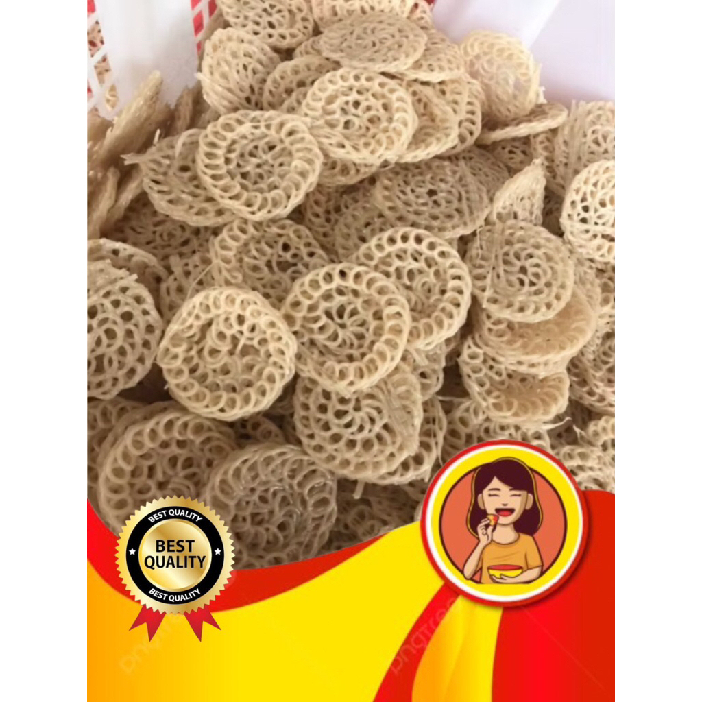 

Kerupuk Uyel Besar 500gr Kerupuk Gurih dan Renyah (Mudah Digoreng)