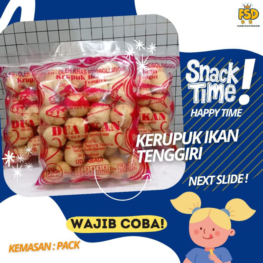 

Kerupuk Ikan Tenggiri