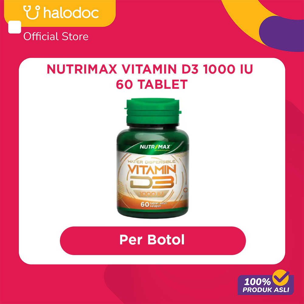 Nutrimax Vitamin D3 1000 IU 60 Tablet