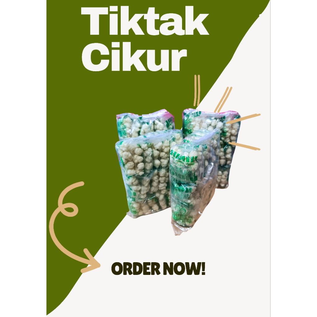 

tiktakcikur kemasan 1bal isi 10 pack