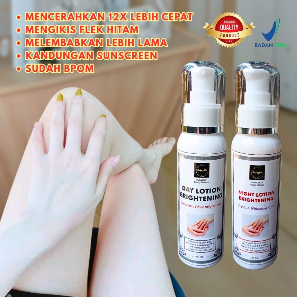 [Official - Outlets] Mufazkin Ori Hb Extra Whitening Full Dosis Bpom Untuk Kulit Badak Susah Putih h