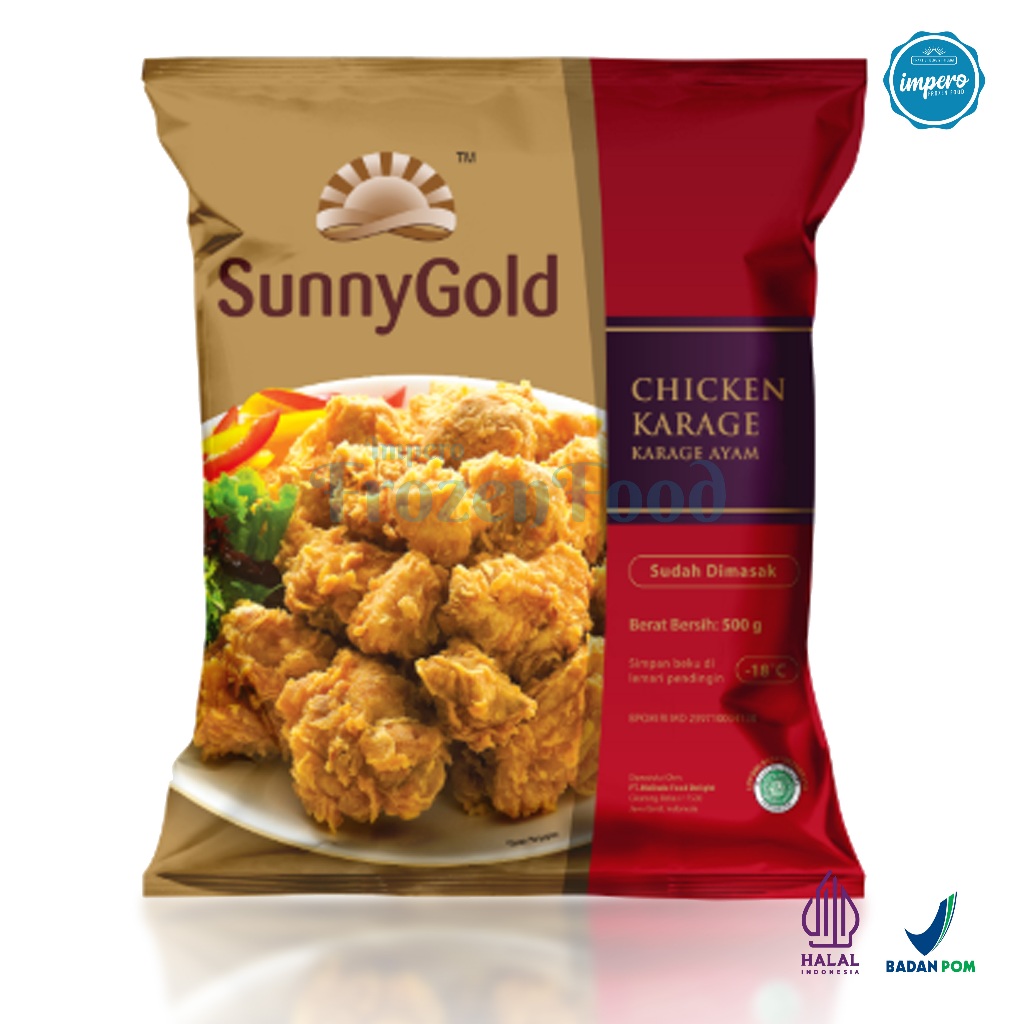 

Sunny Gold Chicken Karage 500gr Halal