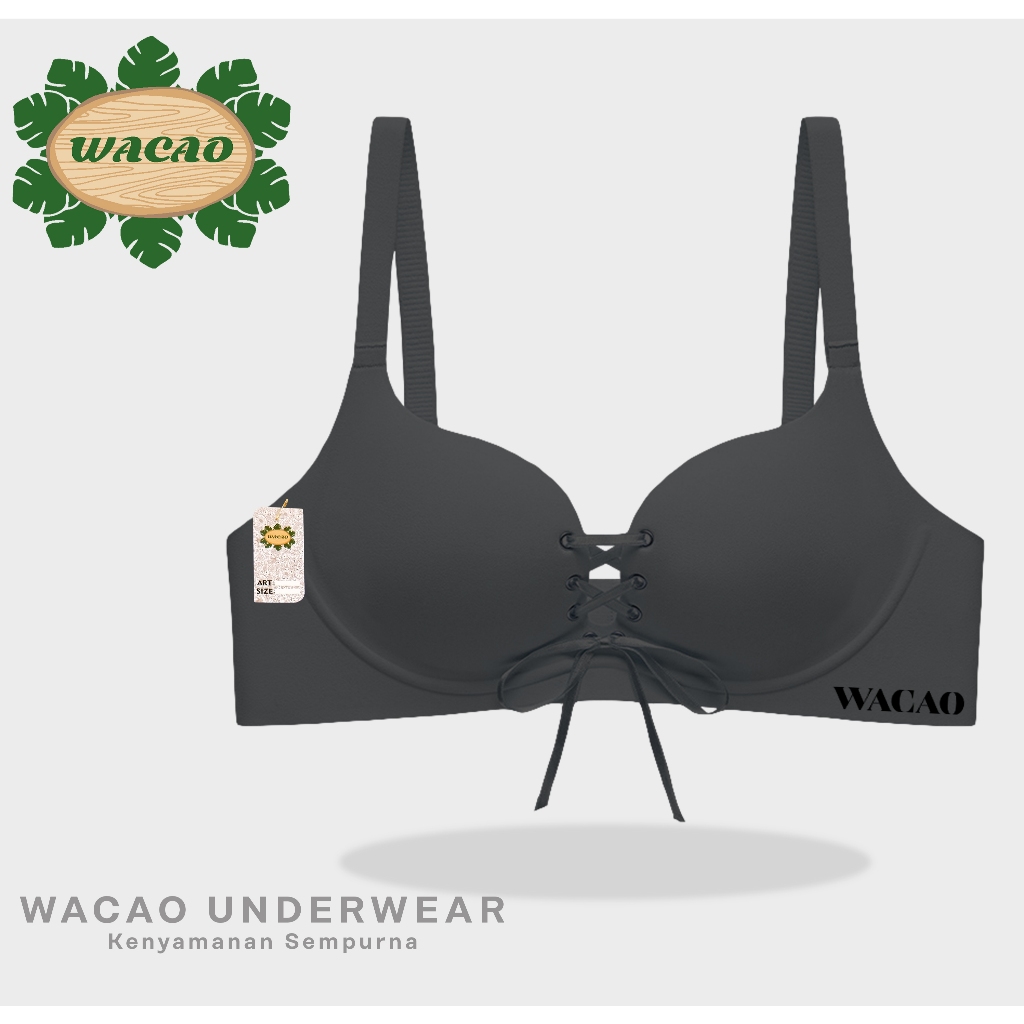 WACAO - Bra Busa Tebal Kawat Ukuran Cup B Bh Kawat Tali Strap Size 34-40 B09