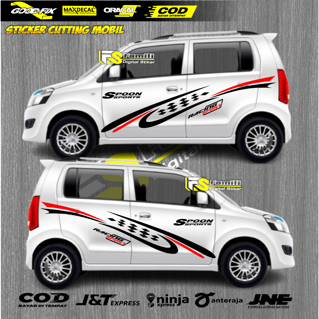 Sticker Mobil Karimun Wagon R Stiker Body Mobil Karimun Stiker Mobil Suzuki Wagon R Terlaris