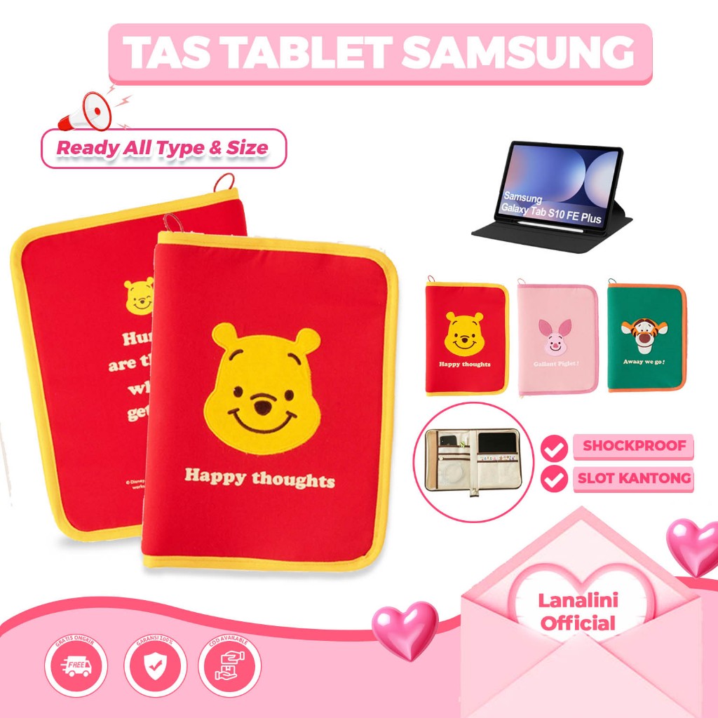 Sleeve Pouch Tas Tablet Handbag Samsung Galaxy S11 S10+ S10 Plus S9 FE S6 LITE S7+ S7 FE S8 S8+ S9 S