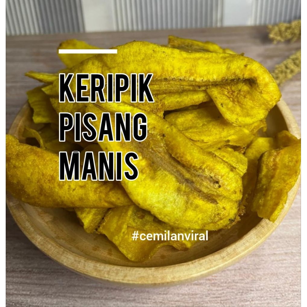 

Cemilan Viral Keripik Pisang Manis&Gurih Kepok Buah Pisang Kripik Pisang Banana Buah Frying Fry Crispy Renyah Manis&Gurih Snack Food