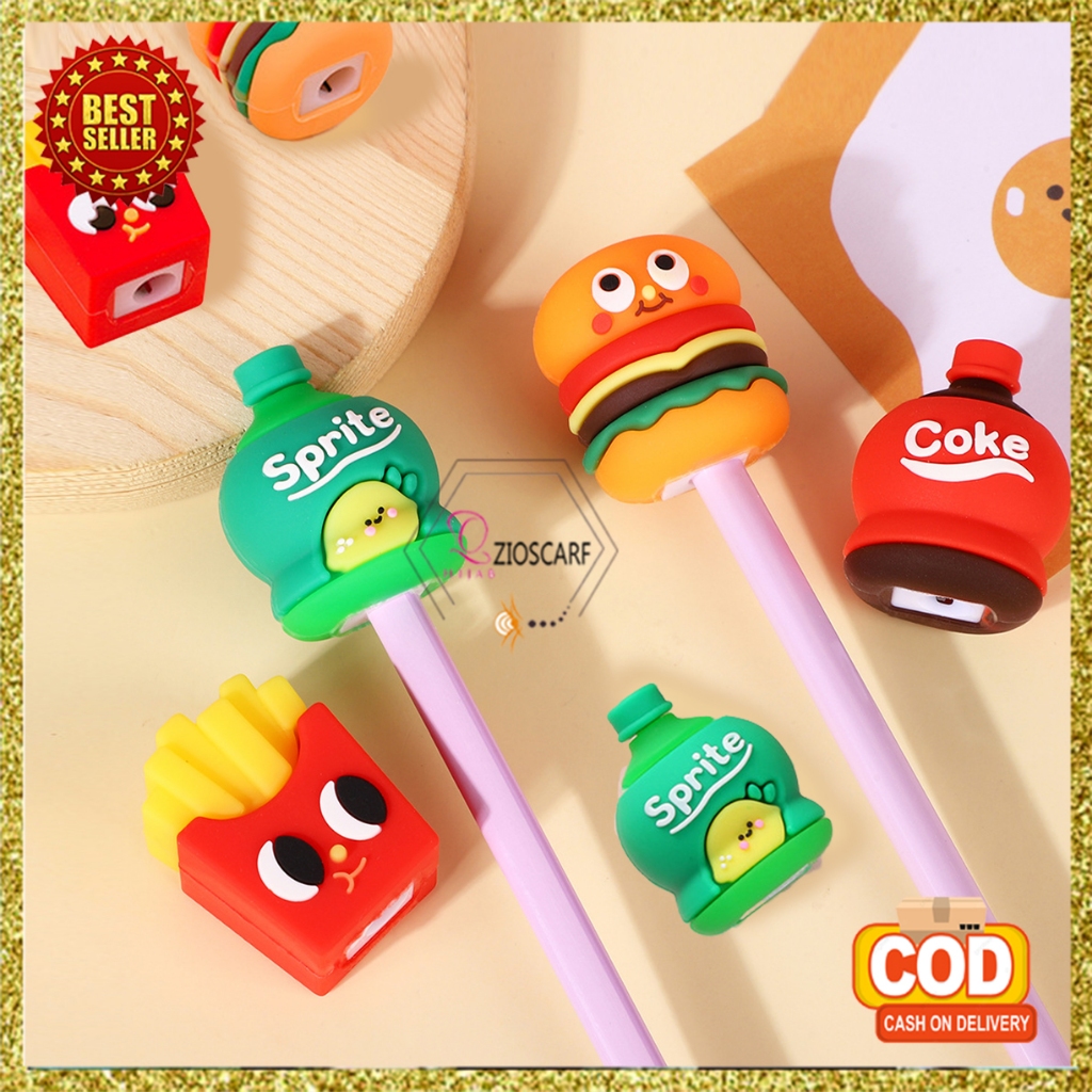 

Rautan Pensil Motif Karakter Mini Lucu Serutan Karet Aesthetic Alat Tulis Anak Sekolah