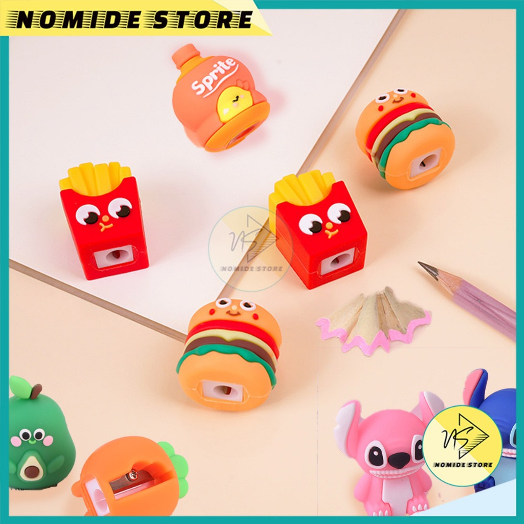 

Rautan Pensil Motif Karakter Mini Lucu Serutan Karet Aesthetic Alat Tulis Anak Sekolah