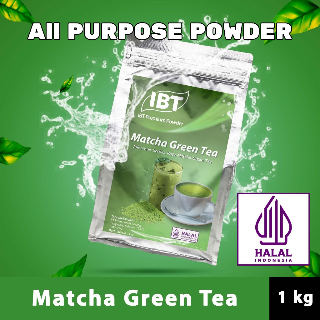 

Bahan Minuman Bubuk Matcha Green Tea Bubble Tea Drink Powder Bagus
