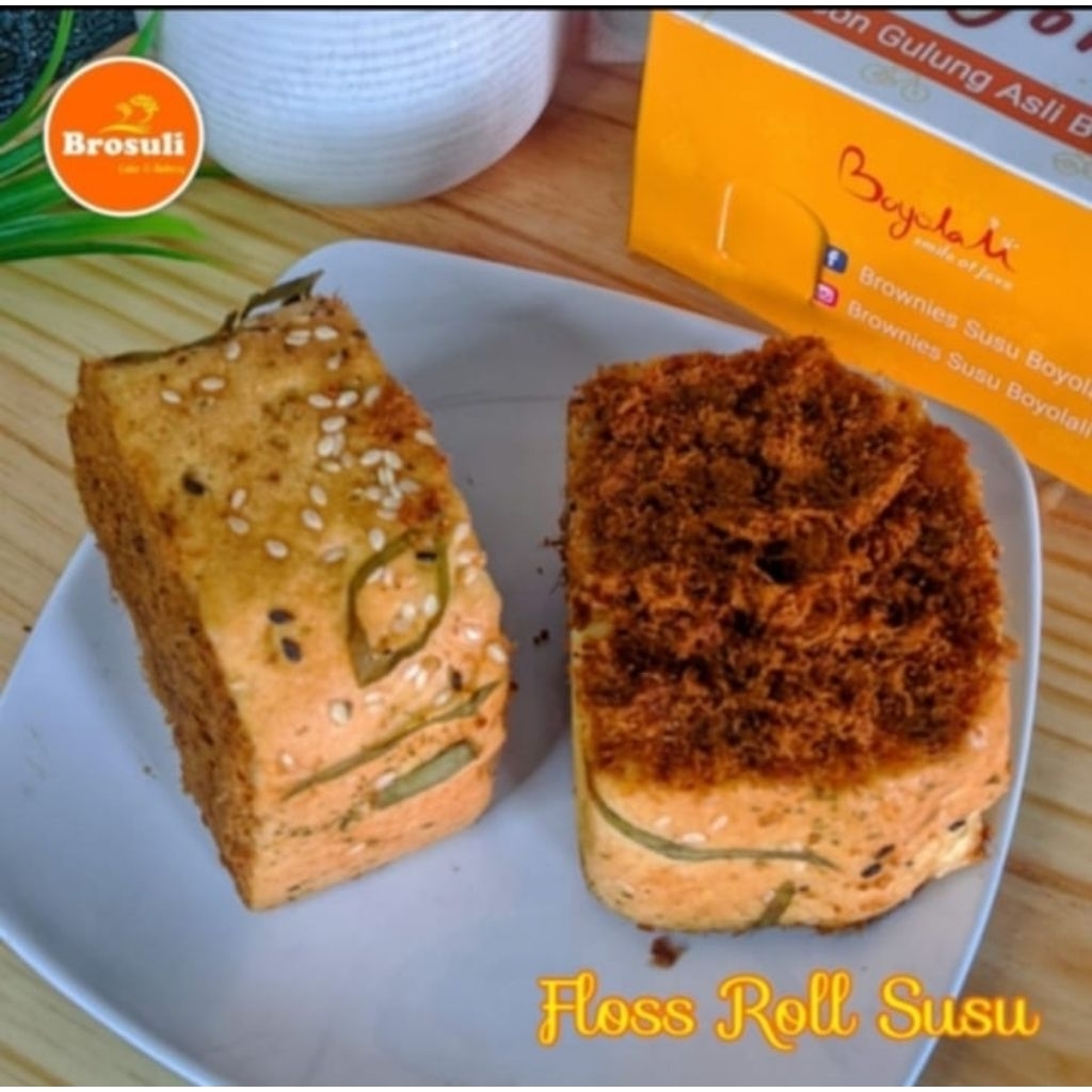 

floss roll susu brosuli oleh oleh boyolali