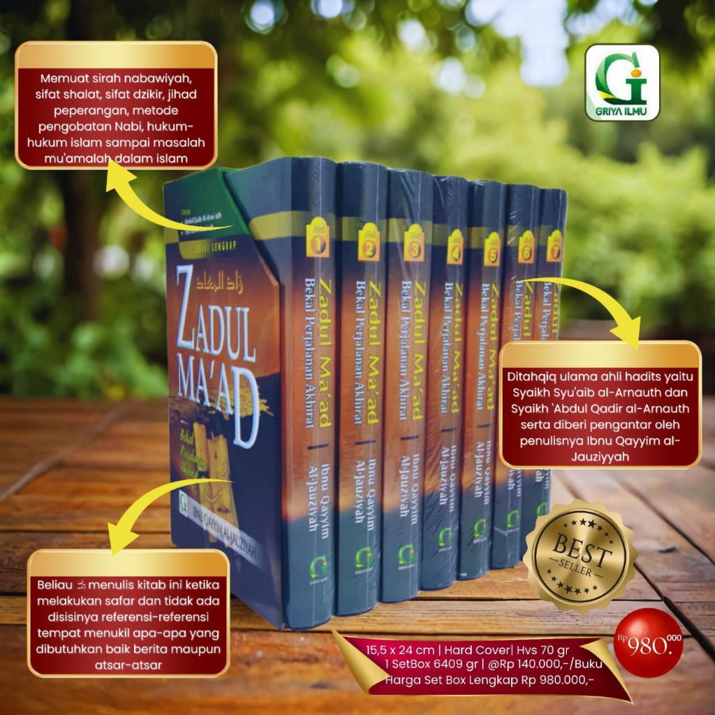 1set  Zaadul Maad Lengkap + Box - griya ilmu