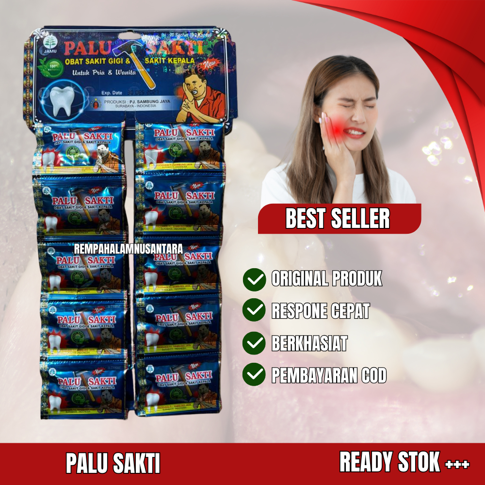 

Palu Sakti Obat Sakit Gigi Original 100% / Produk Original
