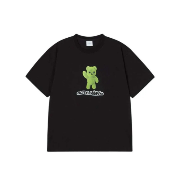 ADLV ALIEN BEAR SHORT SLEEVE T-SHIRT BLACK