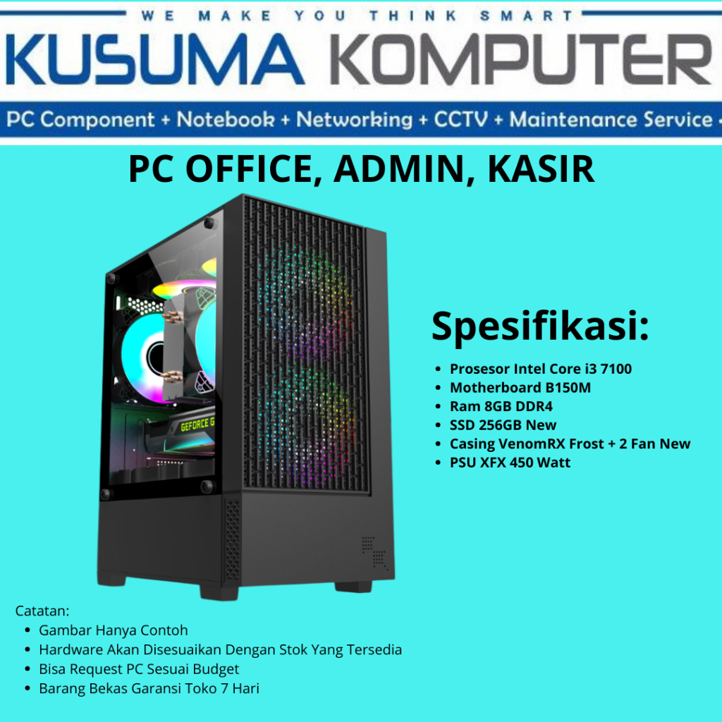 PC Office, Admin, Kasir Bekas Murah 1 Jutaan Saja