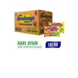 

SEDAAP MIE INSTAN RASA KARI AYAM 1 DUS 40 PCS