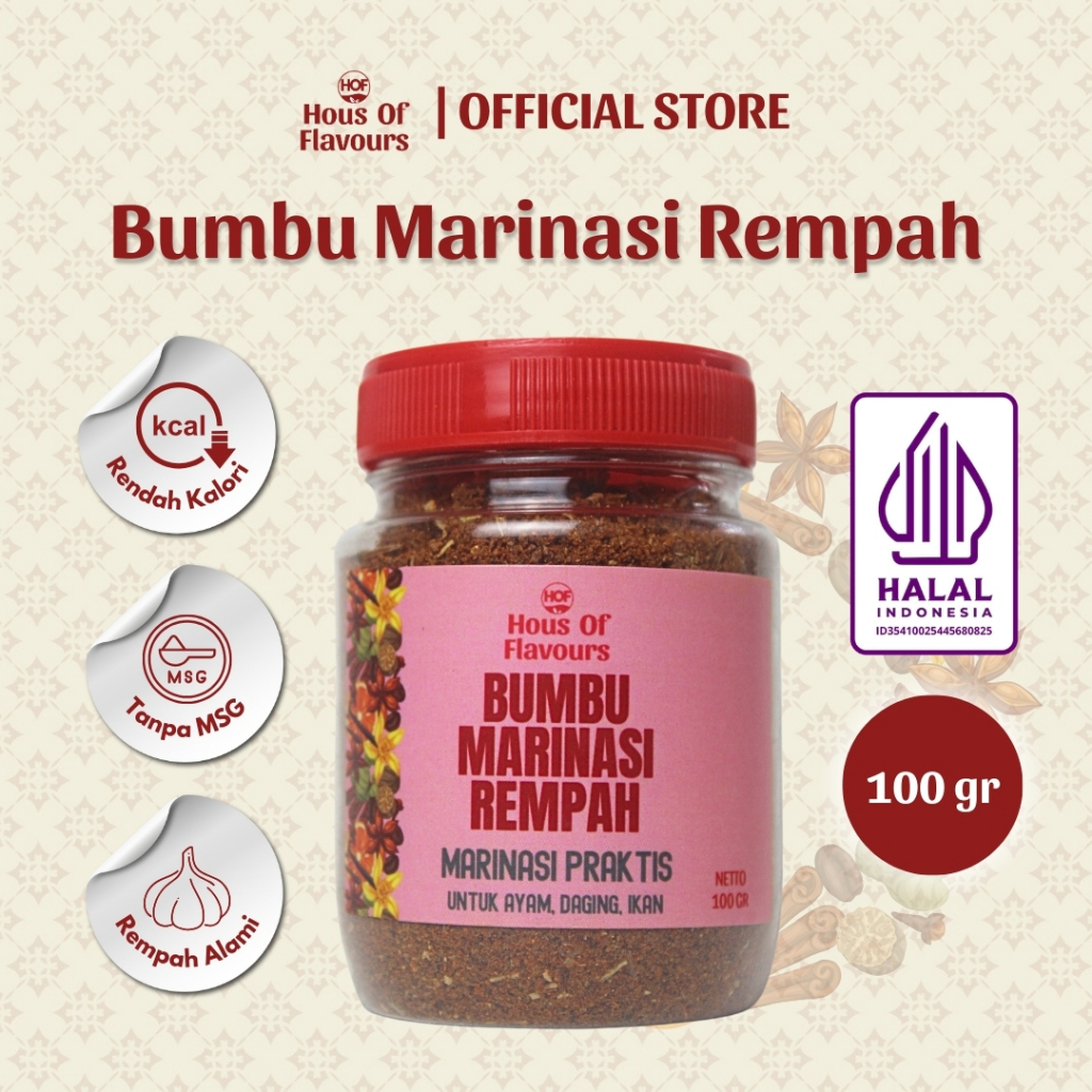 

BUMBU MARINASI REMPAH 100gr By Hous Of Flavours