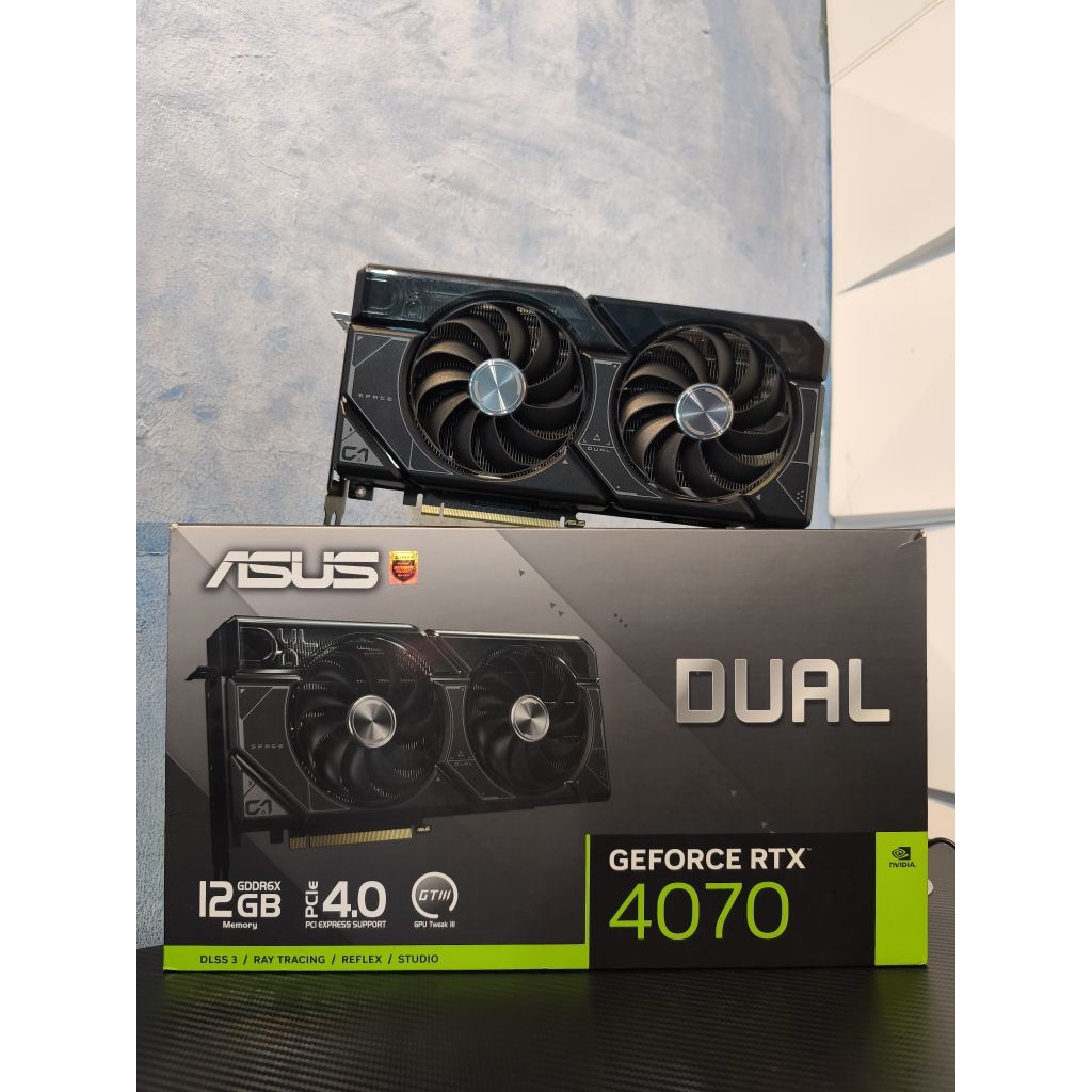 VGA ASUS DUAL RTX 4070 12GB Second Garansi