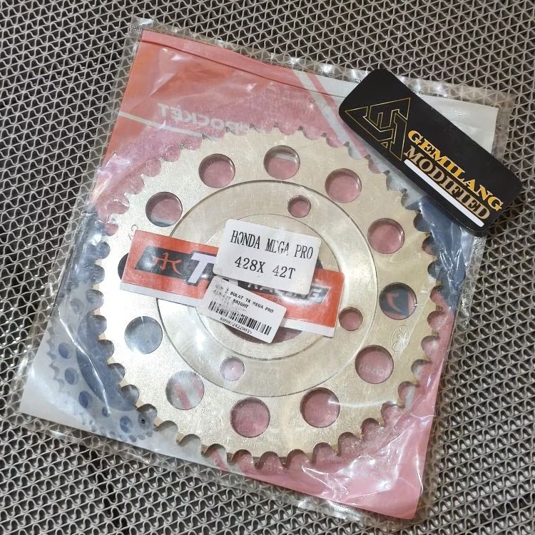 GEAR BELAKANG TK RACING 428 38 39 40 41 42 43 ORIGINAL MEGAPRO NEOTECH TIGER GL PRO PNP GER GIR