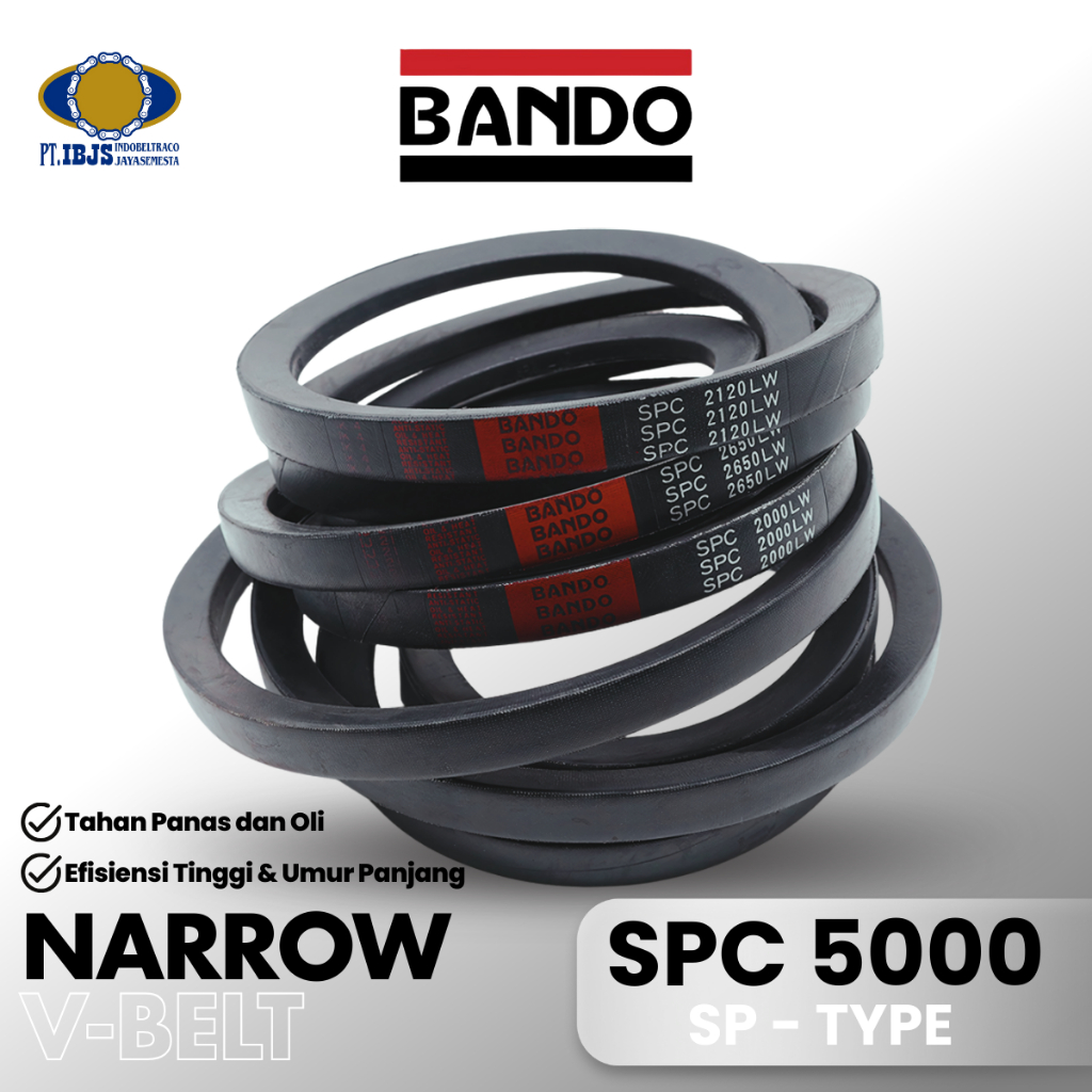 BANDO Vbelt SPC 5000 - SP-type belts