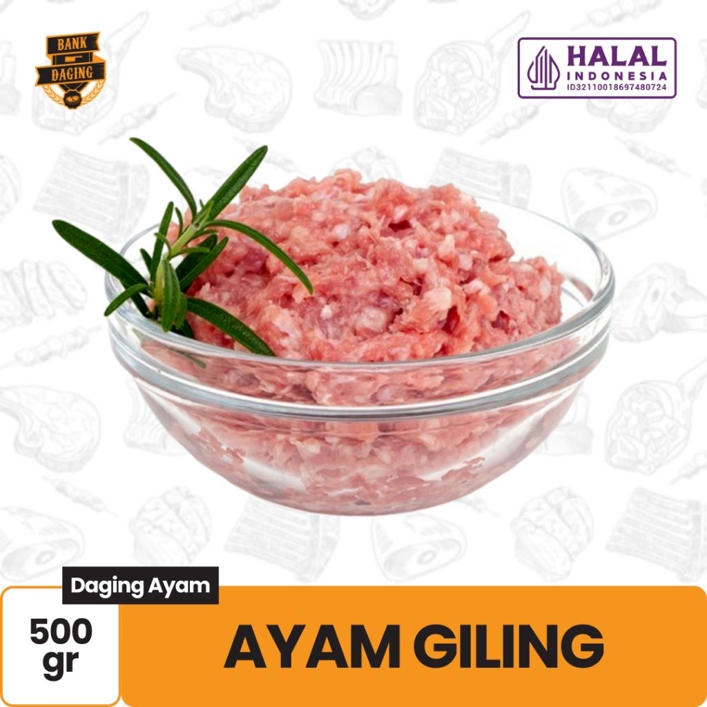 

DAGING AYAM GILING 500GR BANKDAGING
