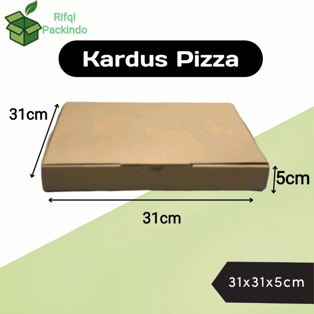 

Kardus Pizza Polos Ukuran 31x31x5cm / Dus Pizza / Box Pizza / Kotak Pizza / Karton