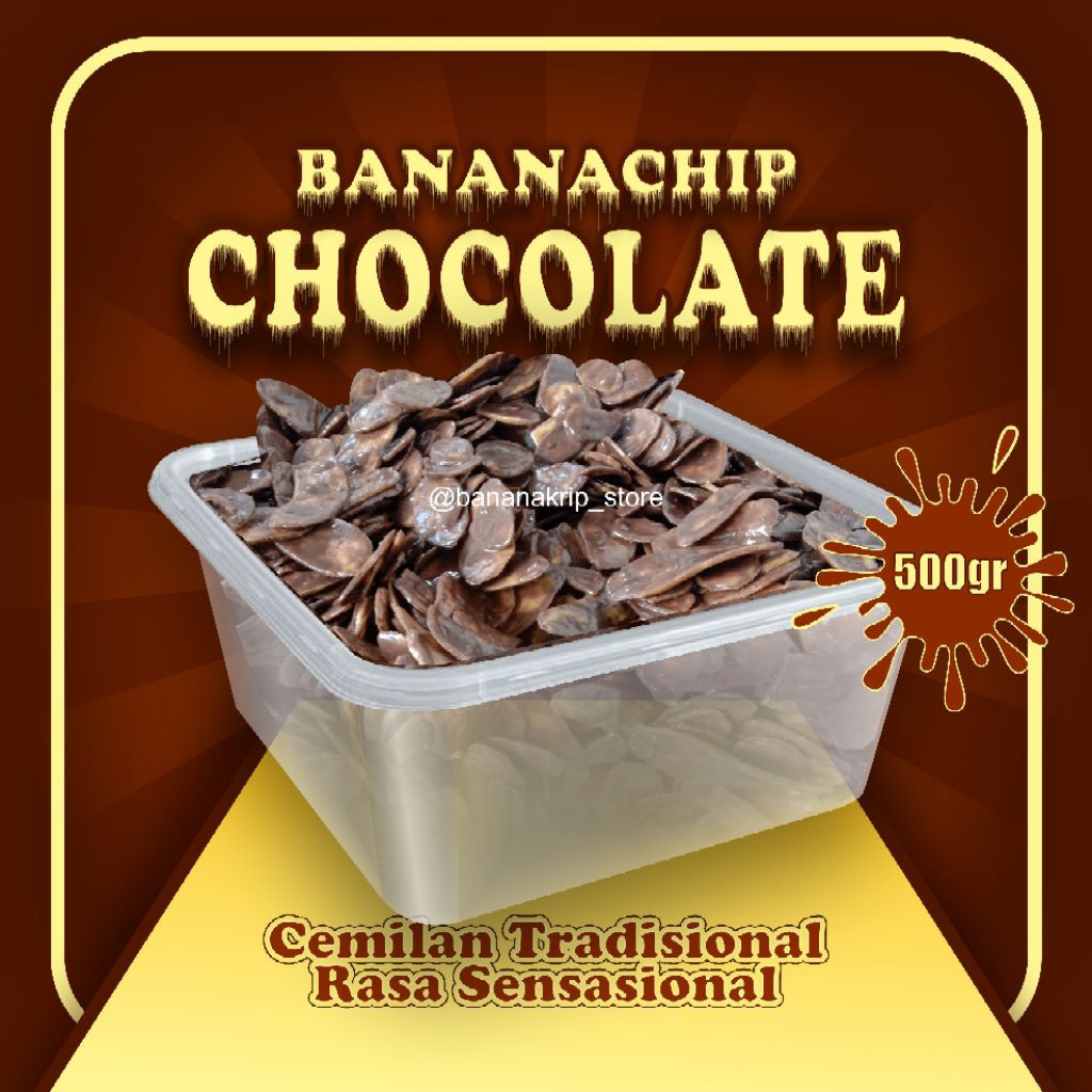 

Keripik Pisang Coklat Creamy 500gr – Balutan Coklat Tebal & Lembut | BananaKrip Snack Renyah Enak