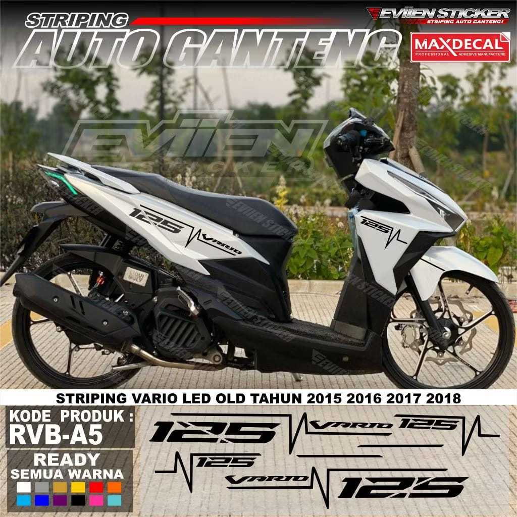 Sticker Motor Stiker Vario 150 Full Body Striping Cutting