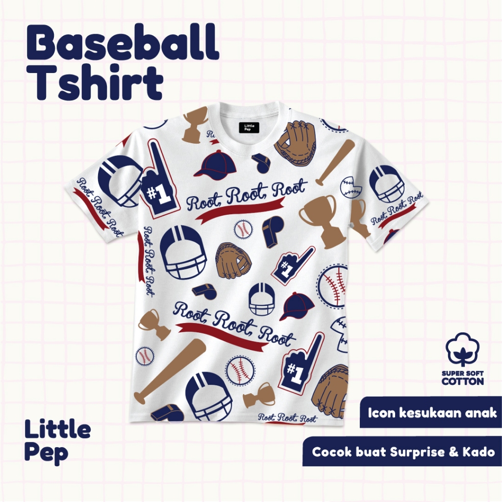 Little Pep – All Stars Sport Series | Kaos Anak Laki-Laki & Perempuan Tshirt Anak baju anak Motif Ol