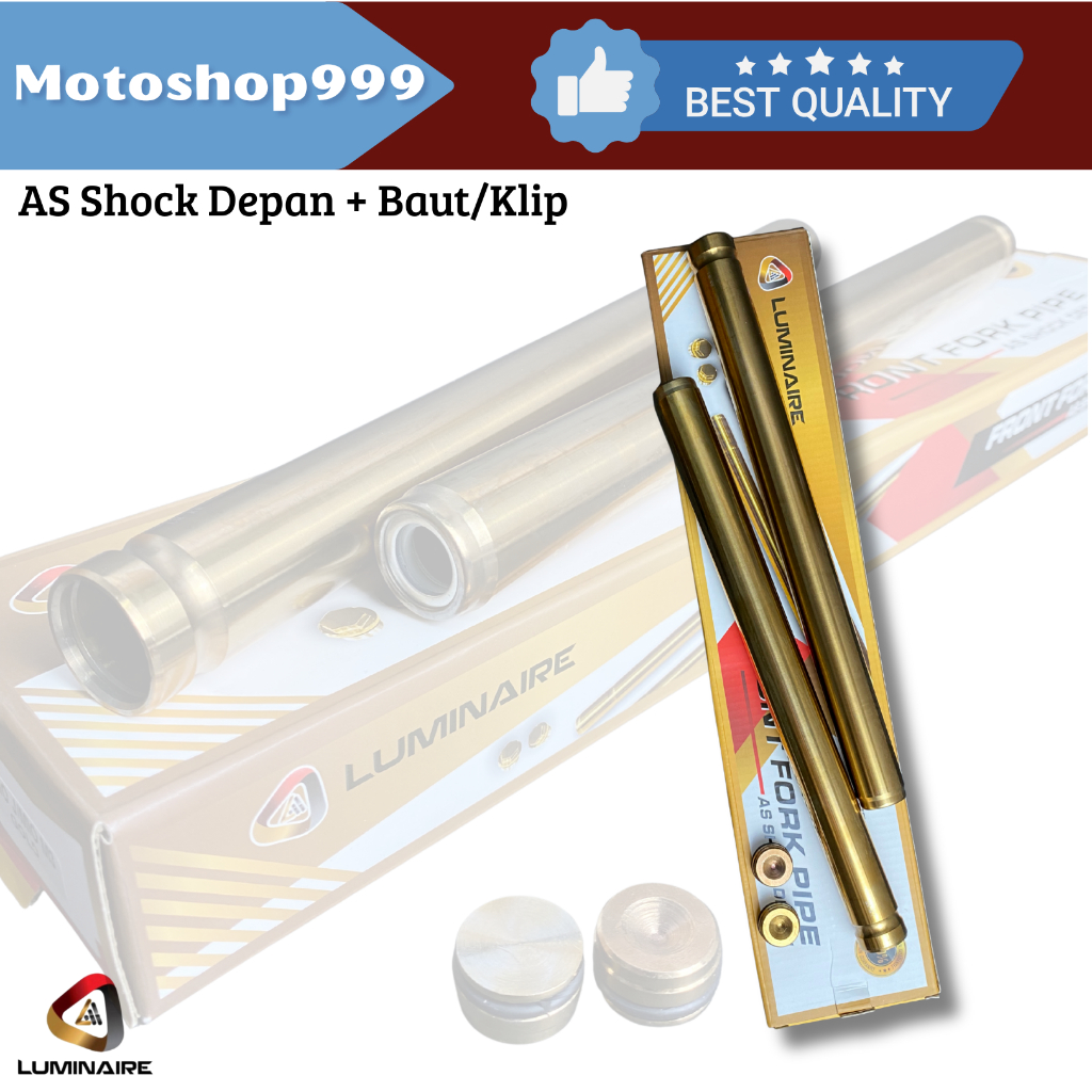 As Shock Shok Depan Gold CB150R (K45), CB150R Old, New, StreetFire | Bambu As Shok Depan Gold + Baut