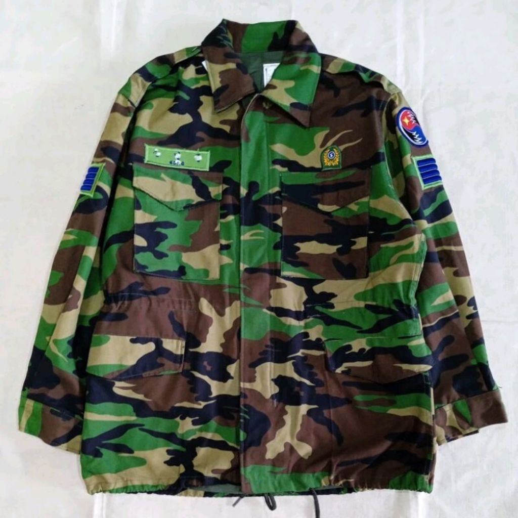 Kemeja Loreng Korea Jaket Loreng Rifstok
