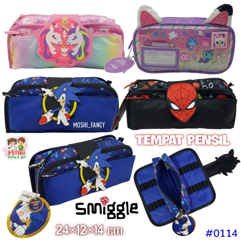 

Tempat Pensil Smiggle Astronot Cat Spiderman dan Unicorn / Tempat Alat Tulis Smiggle Laki-Laki Boy dan Perempuan / Pencil Case Smiggle Seleting Astronout / Tempat Pensil Seleting Anak Laki-Laki Boy dan Girl