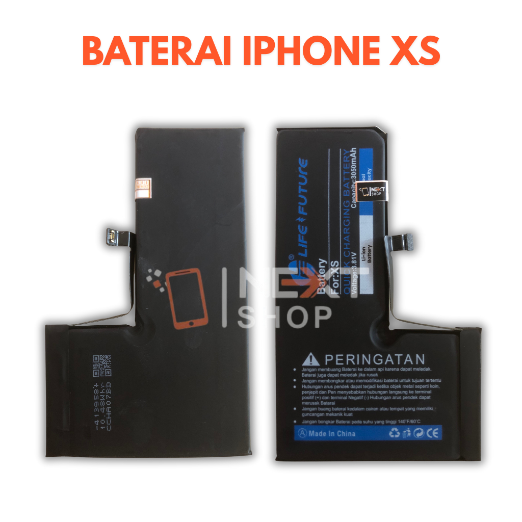 BATERAI IPHONE XS LIFE FUTURE