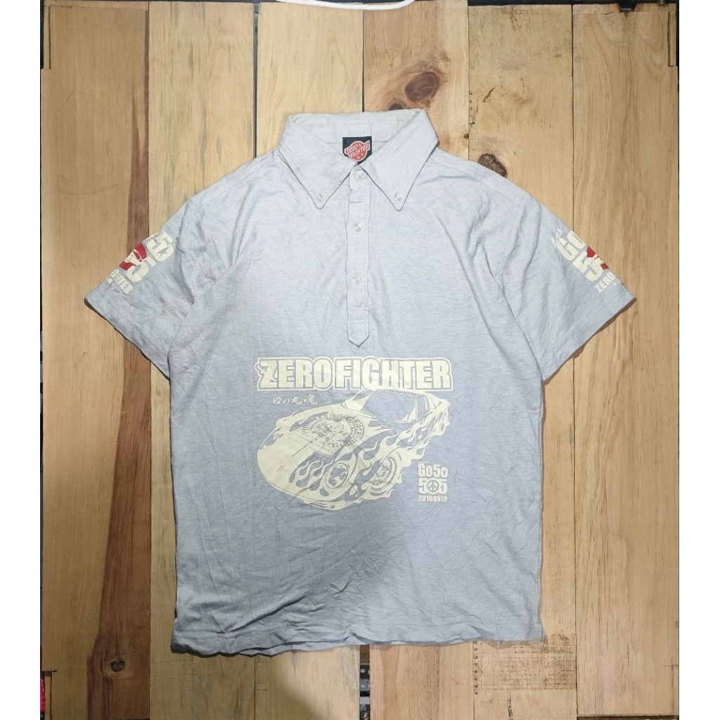 Zero Fighter Blue Ace Polo Shirt