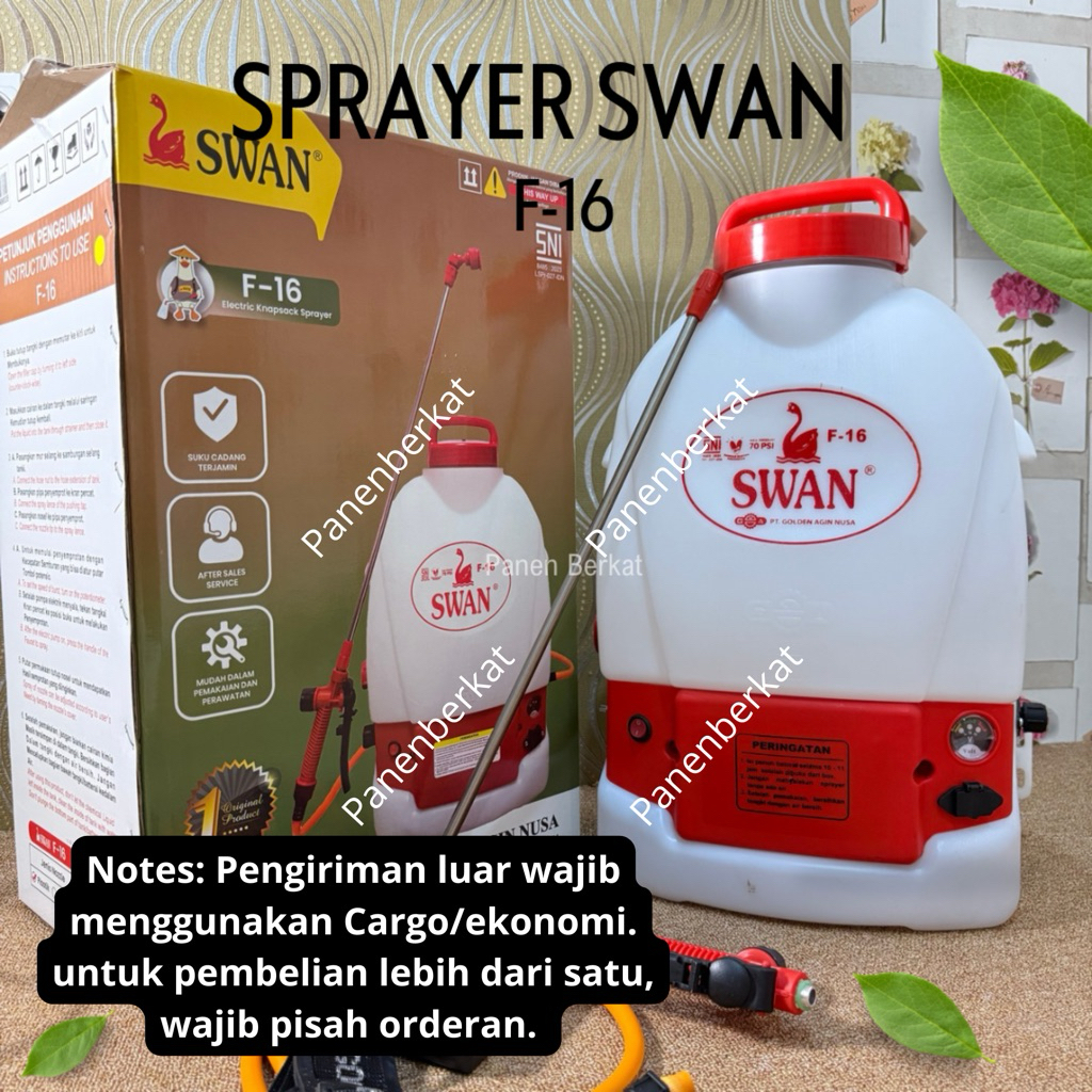 SPRAYER ELEKTRIK SWAN F-16 | semprotan tanaman