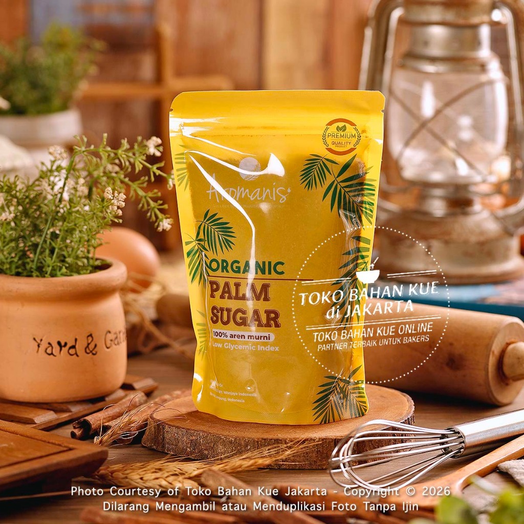 

Aromanis Brown Sugar 250gr Organic Palm Sugar Gula Merah Aren Organik