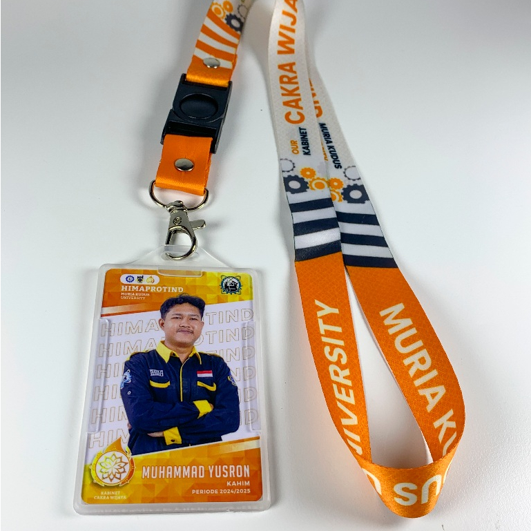 

LANYARD ID CARD CUSTOM MURAH