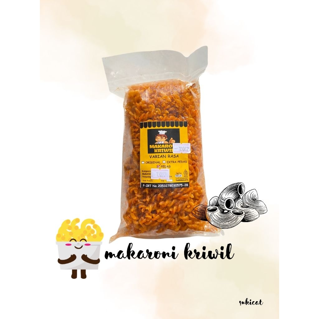 

makaroni kriwil 1/2 kg