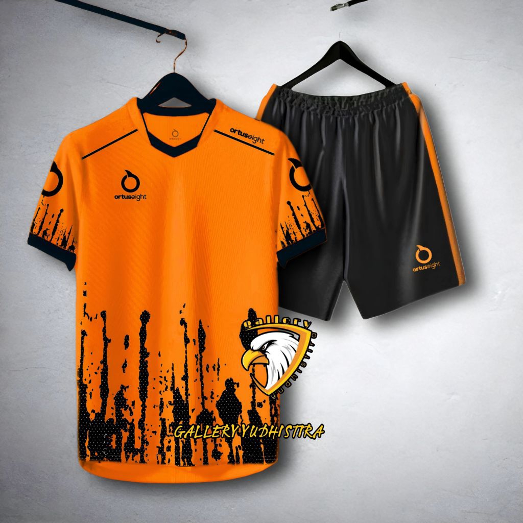 Setelan Jersey Bola Futsal Dewasa Motif Keren Terbaru Pria Wanita Set Baju Celana