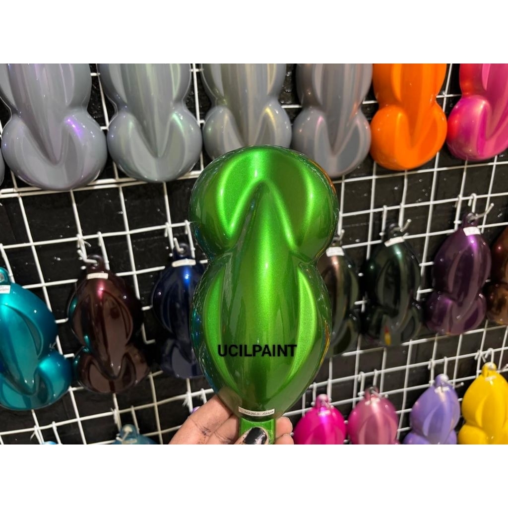 Cat Candytone Green PU + Free Dasaran Silver Metalik PU Polyuretane