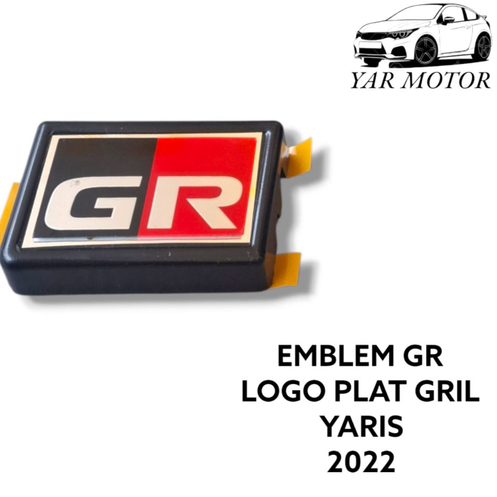 EMBLEM GR  EMBLEM LOGO PLAT GR GRILL YARIS GR 2022