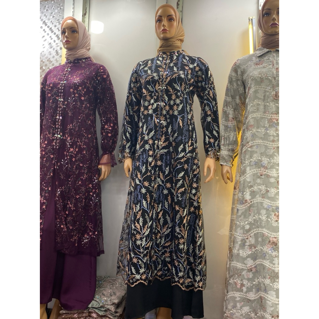 (FREE HIJAB) GAMIS FAUZANA PREMIUM OUTER LEPAS // GAMIS TERBARU // GAMIS BUSUI // GAMIS PESTA // GAM