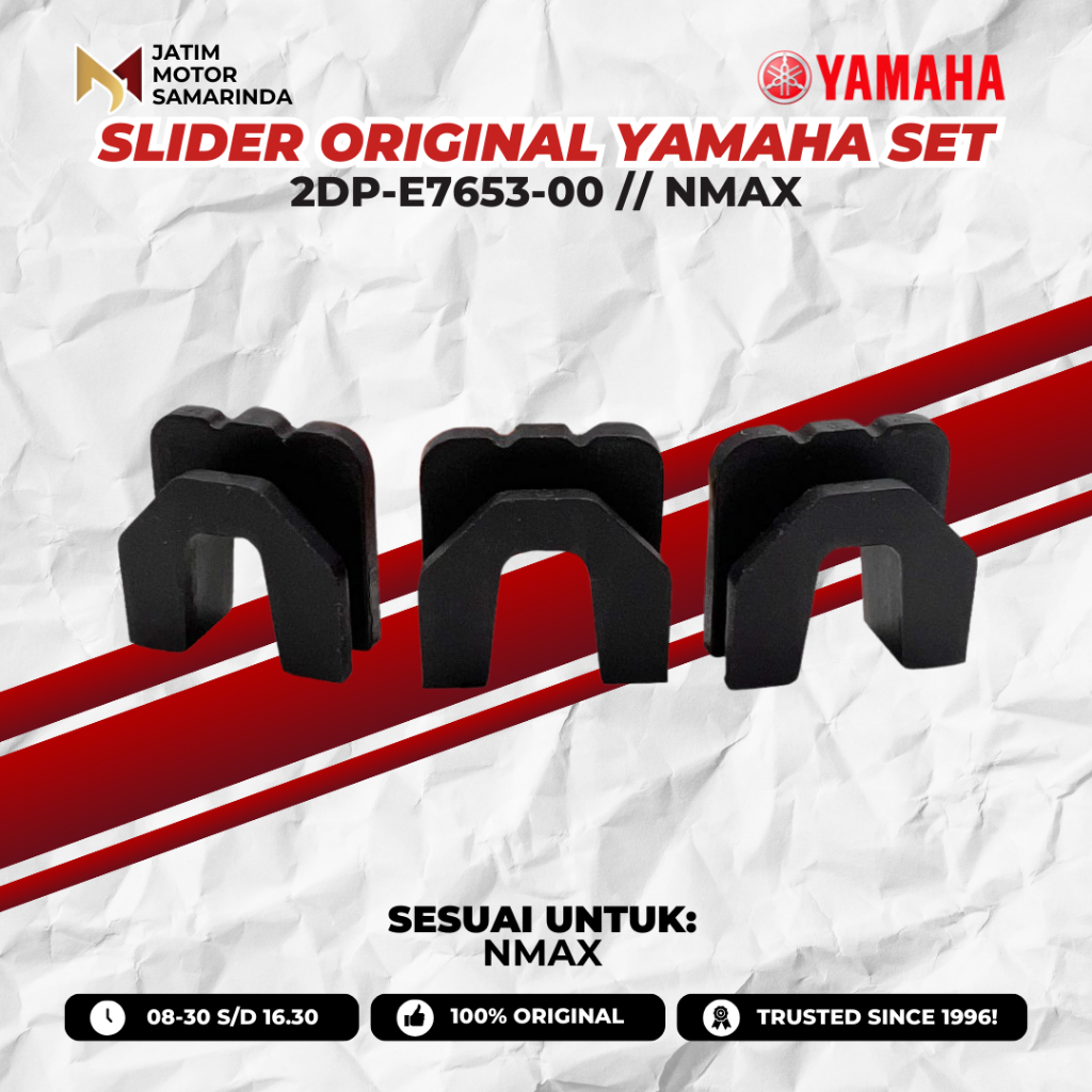 2DP-E7653-00 | YAMAHA Genuine Parts YGP Slider Slide Piece Set Isi 3 Untuk NMax Original