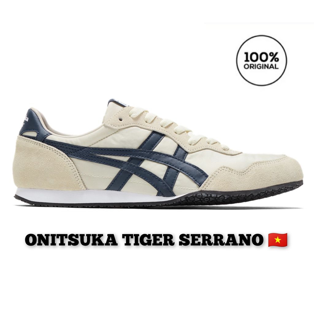 Sepatu Casual Original Onitsuka Tiger Serrano Birch Peacoat UNISEX