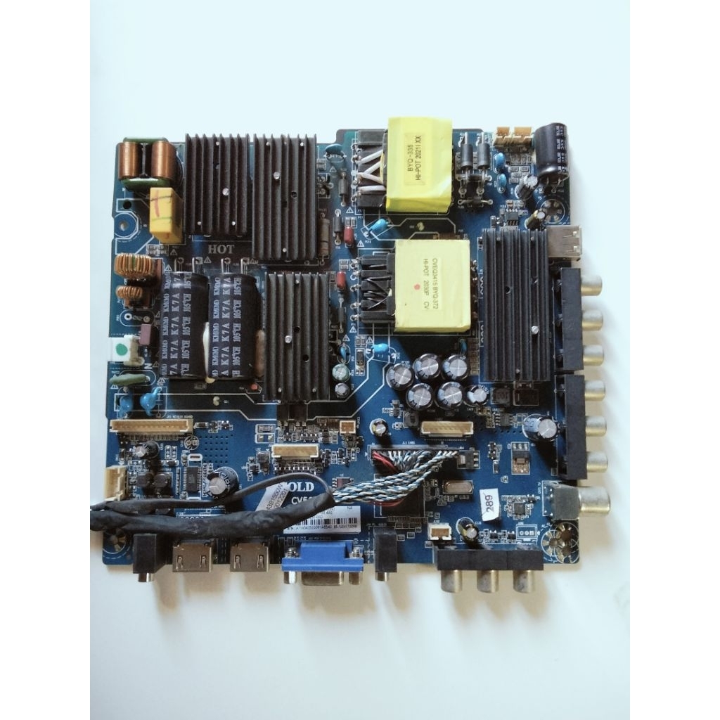 MAINBOARD MB BOARD MODUL MOBO MENBOT MESIN TV POLYTRON PLD 43B1550 PLD43B1550