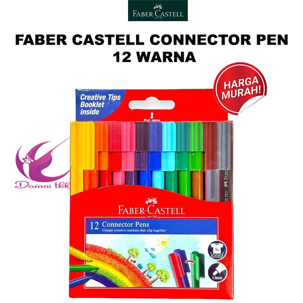 

Spidol Warna Faber Castell Connector Pens 12 Warna