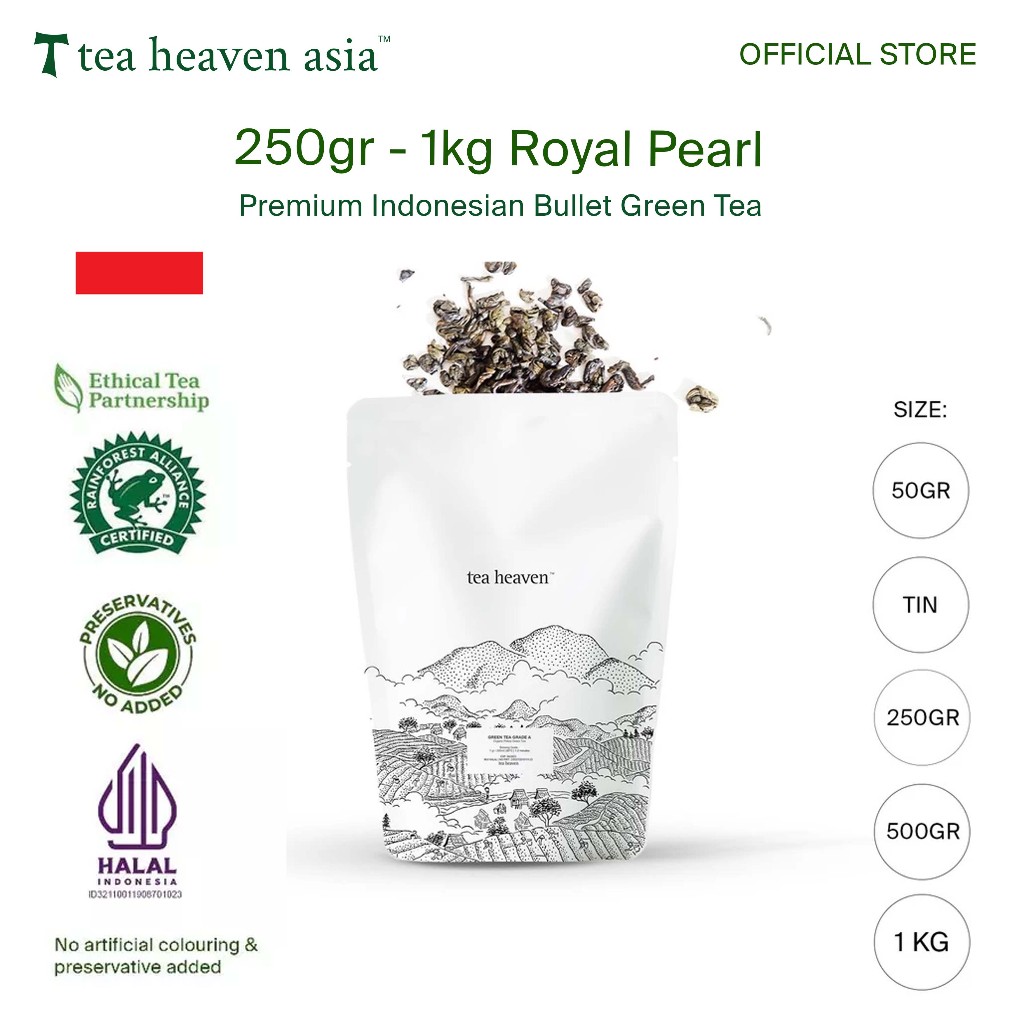 

Tea Heaven Royal Pearl Gunpowder Premium Green Tea
