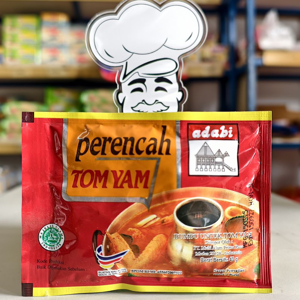 

Adabi Perencah TomYam Gr / Bumbu TomYum 40Gr / Bumbu Tomyam 40Gr / Bumbu Basah Tomyam 40Gr