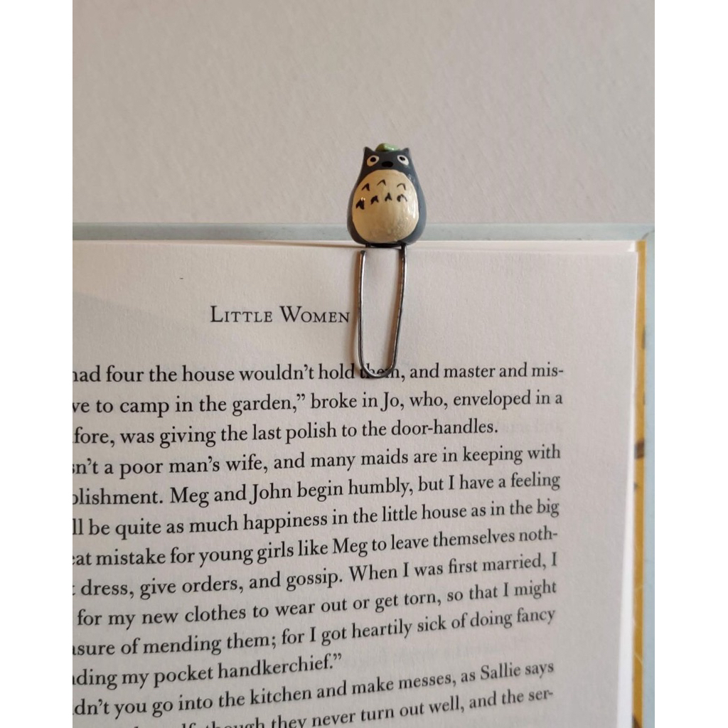 

( BACA DESKRIPSI )Ghibli paperclip / bookmark / pembatas buku ghibli