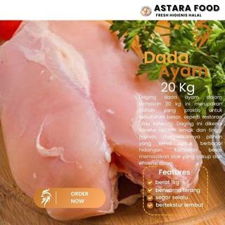 

PROMO Daging dada ayam fillet tanpa kulit 20 Kg astara food